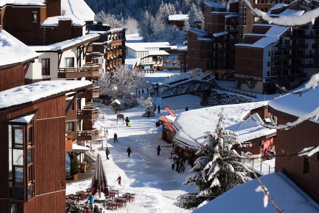 Appartement La Tania 2 Pieces Garage Dans Chalet Pied Pistes Zewnętrze zdjęcie